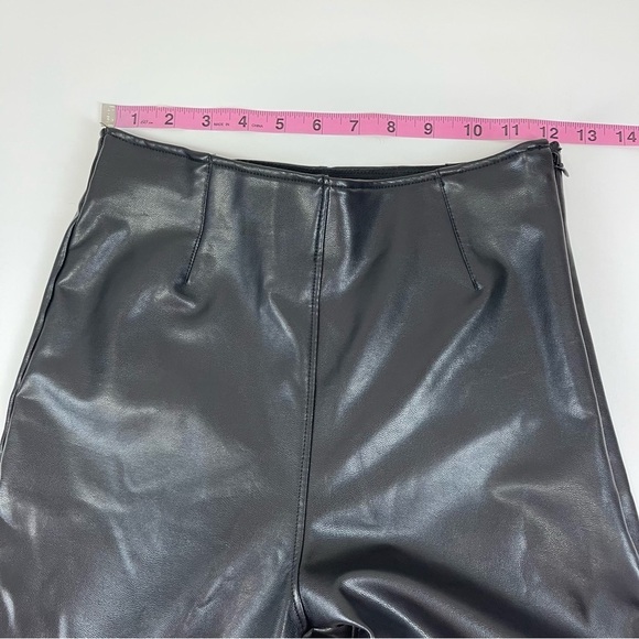Abercrombie & Fitch Pants Womens Size Small Black Vegan Faux Leather Skinny Leg - Picture 10 of 13